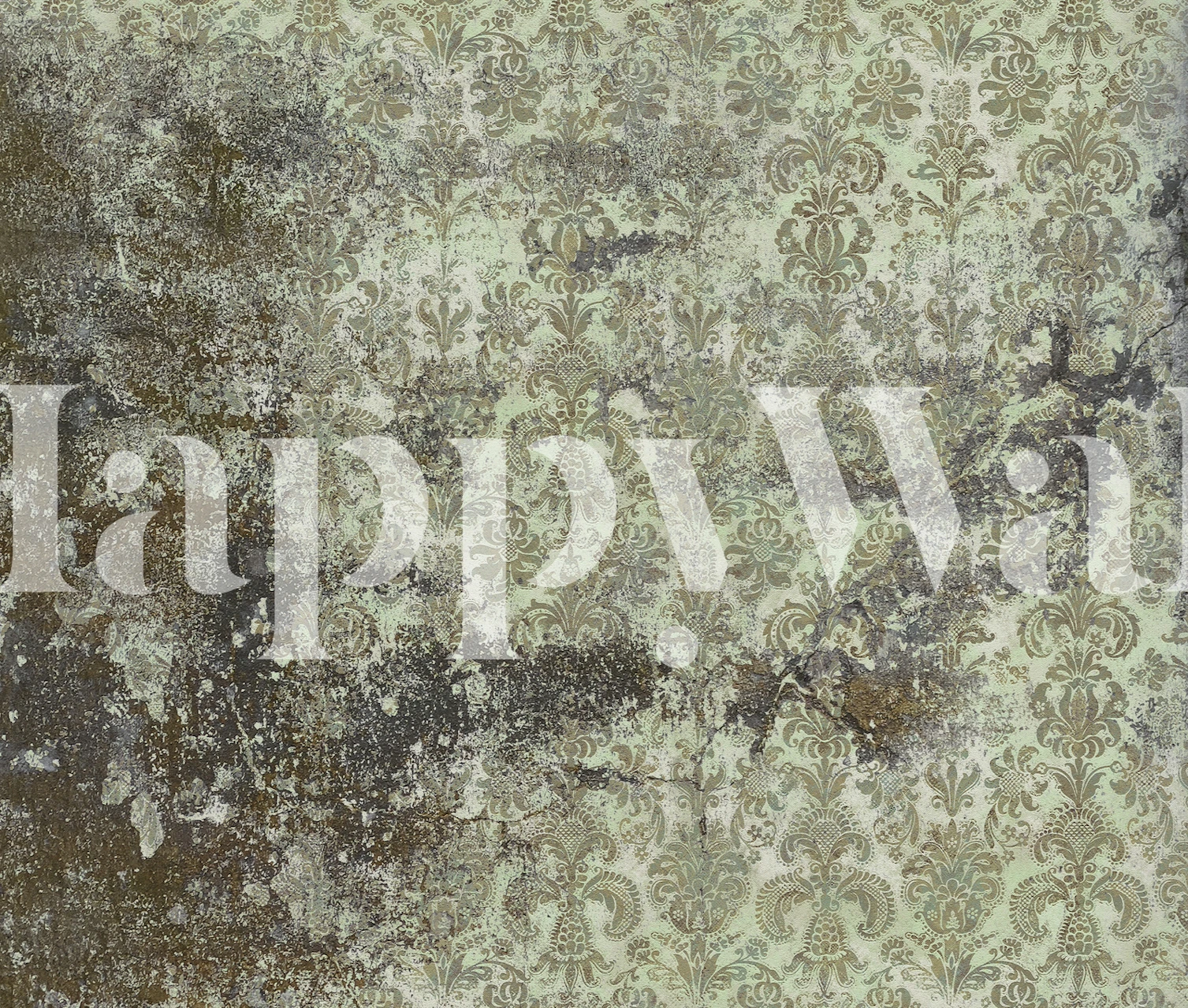 Grunge Damask tapet i et rommiljø