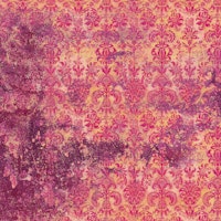 Grunge Damask Wall Fuchsia tapeta