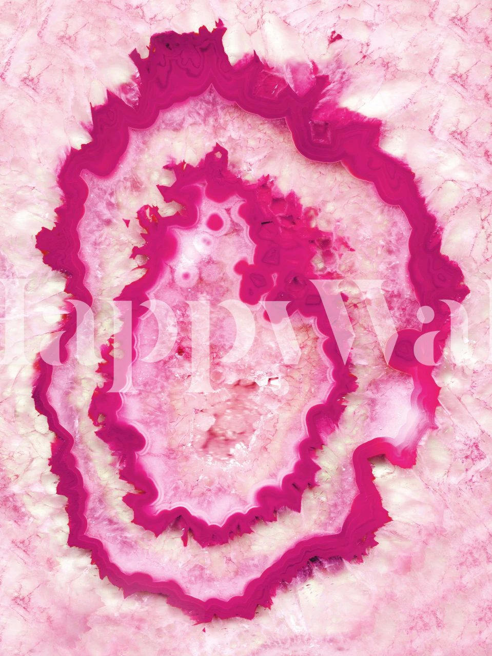 Pink agate design with layered patterns and textures wallpaper