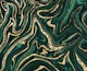 Emerald Green Gold Marble 2