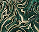 Emerald Green Gold Marble 3