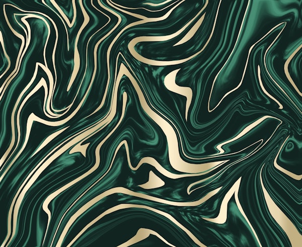 Emerald Green Gold Marble 3