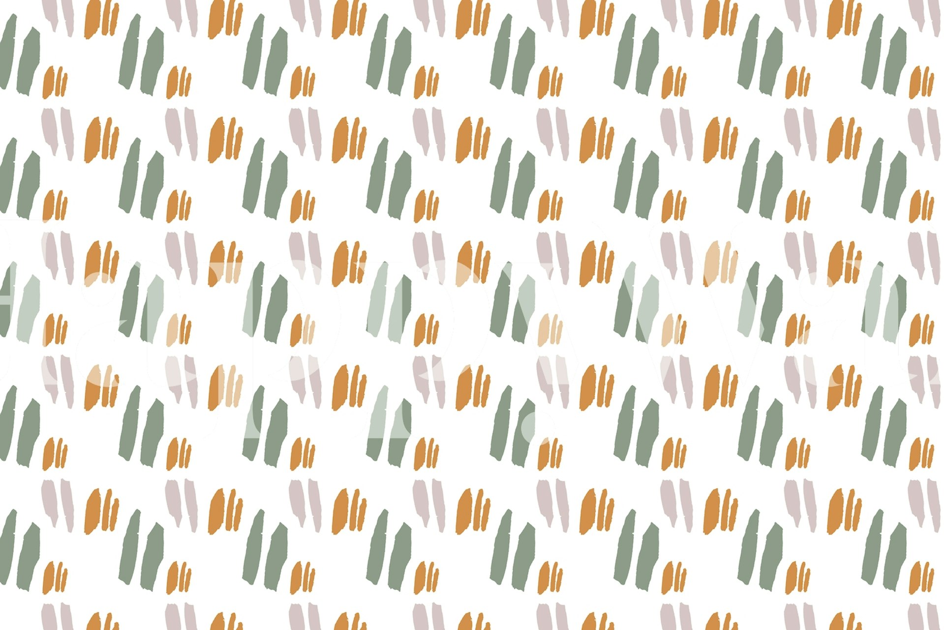 Colorful leaves wallpaper displayed in a room