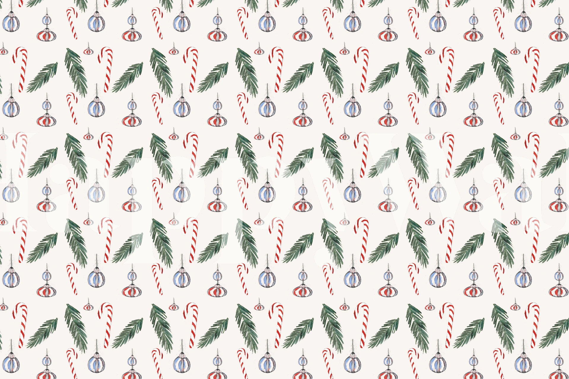 Christmas vibes wallpaper with colorful decorations