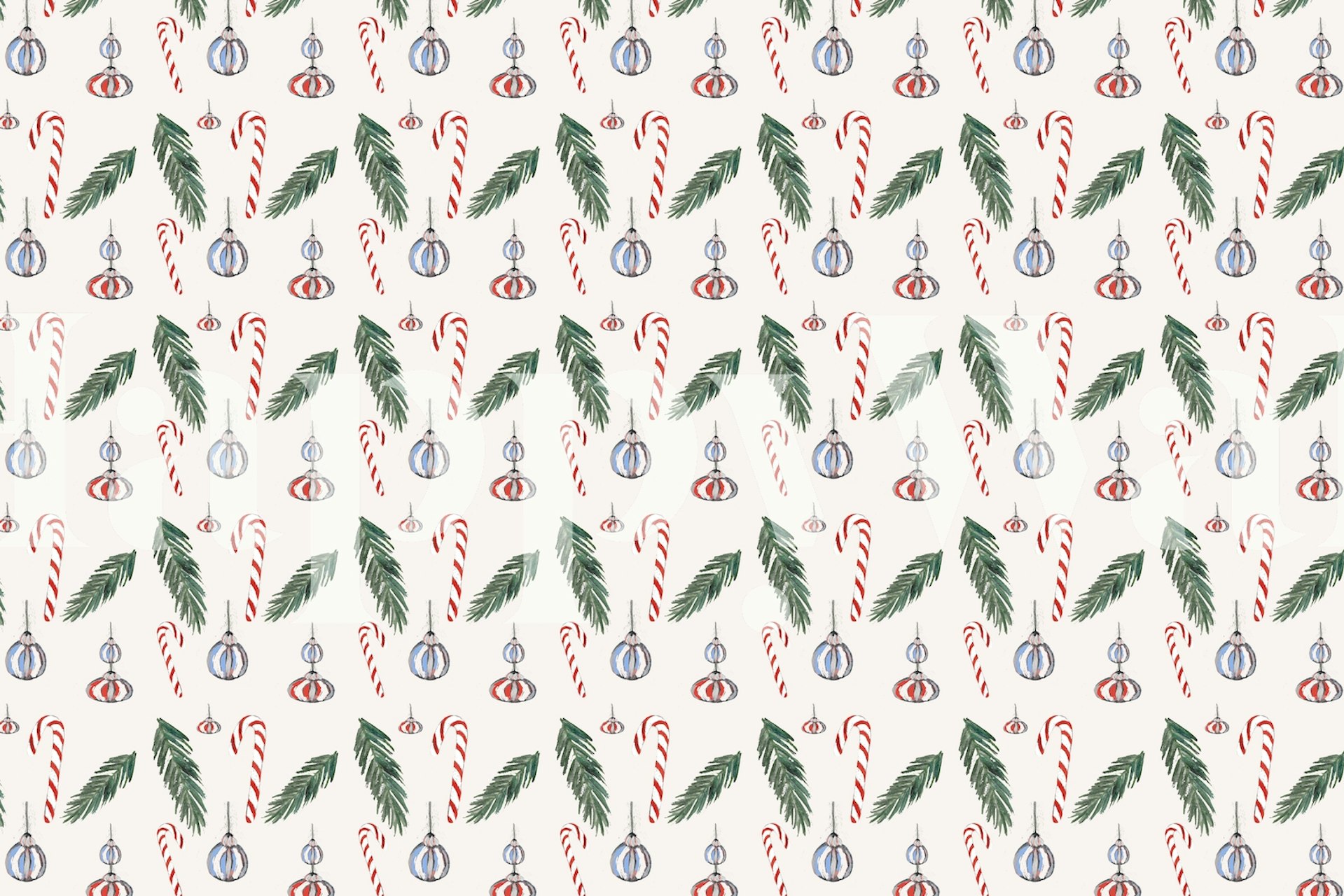 Christmas vibes wallpaper with colorful decorations