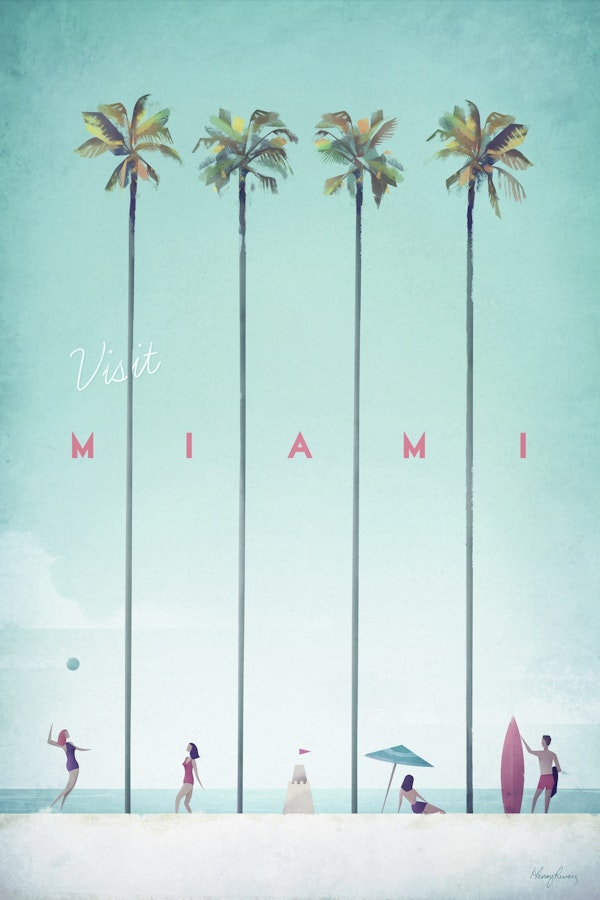 Miami Travel Poster