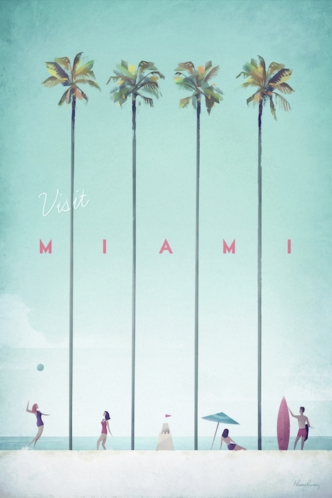Miami Travel Poster