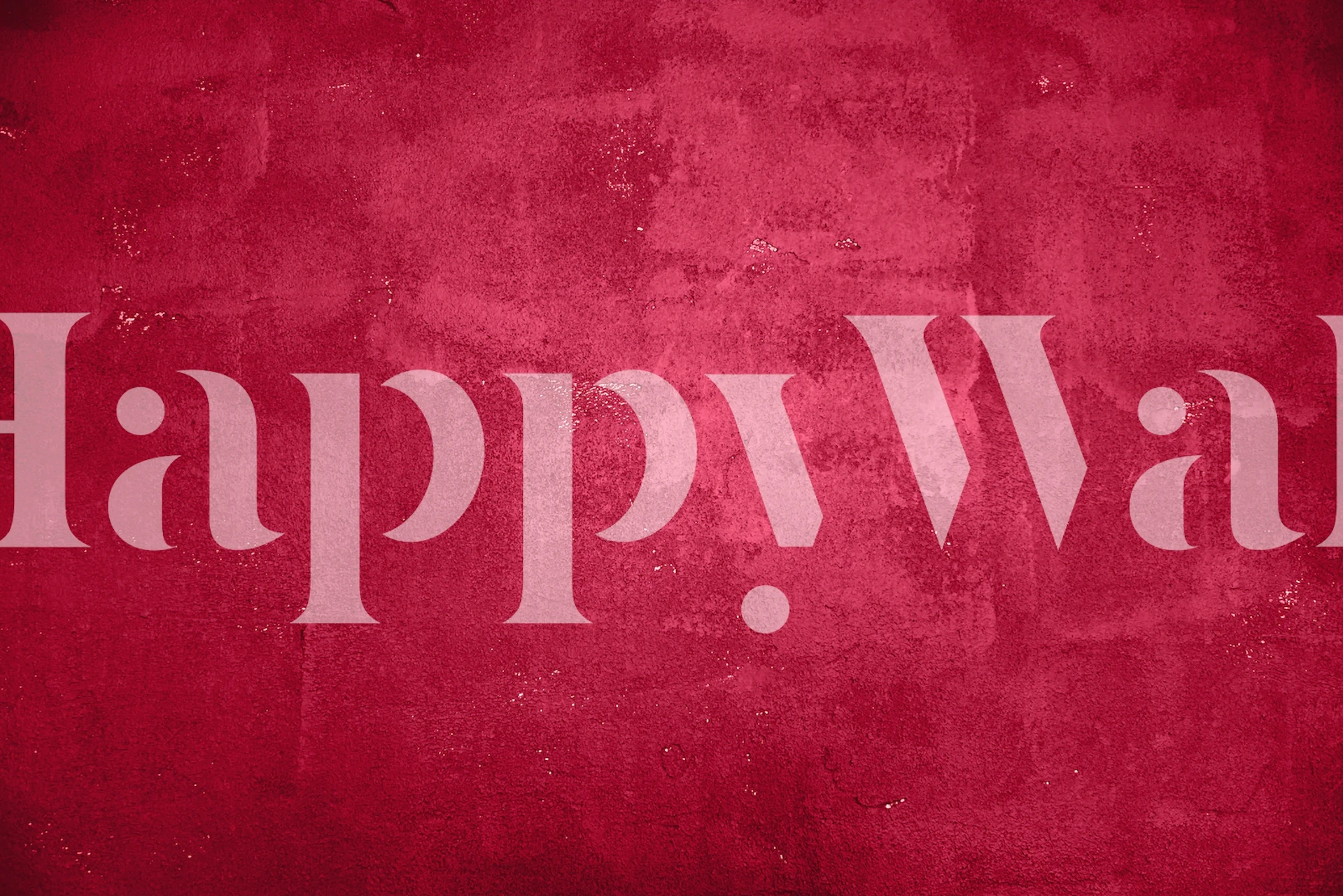 Vivid magenta concrete textured wallpaper