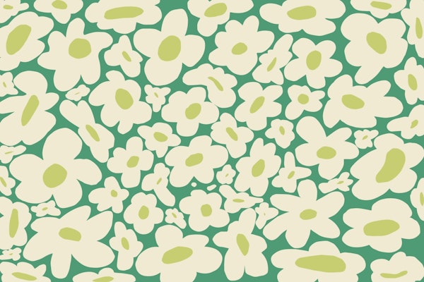 60s 70s Hippy Flowers Retro 2