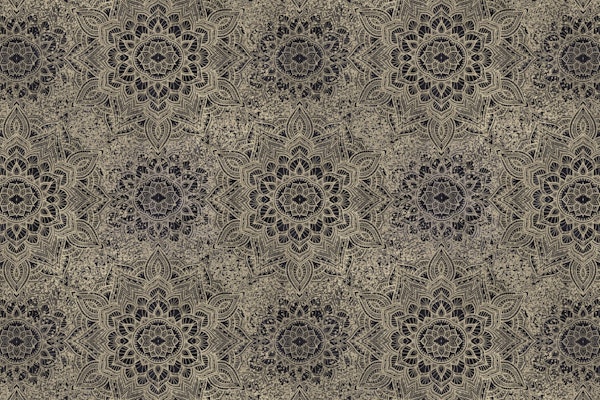 Starburst golden boho mandala