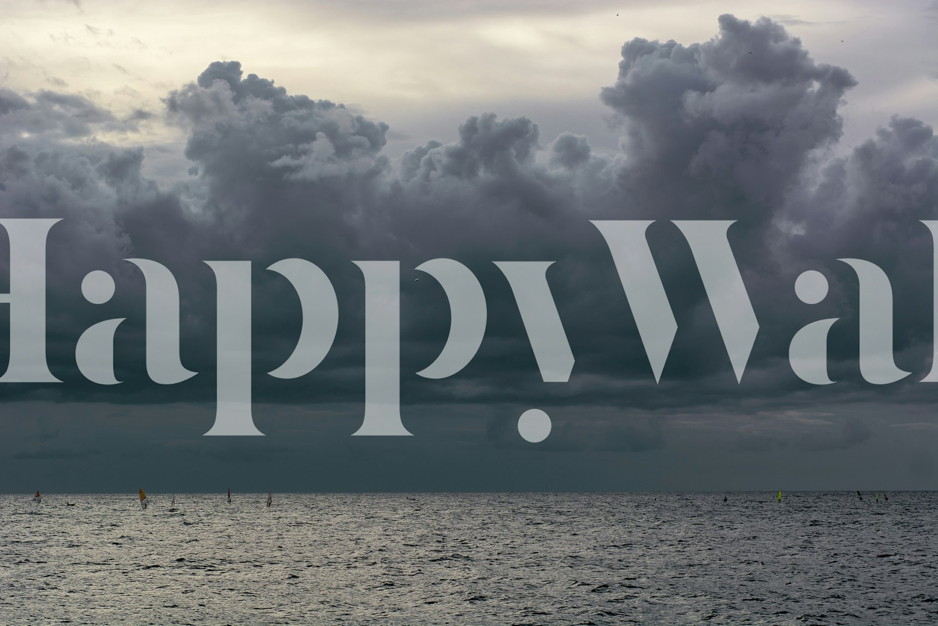 Seaside tapetdesign i et rum