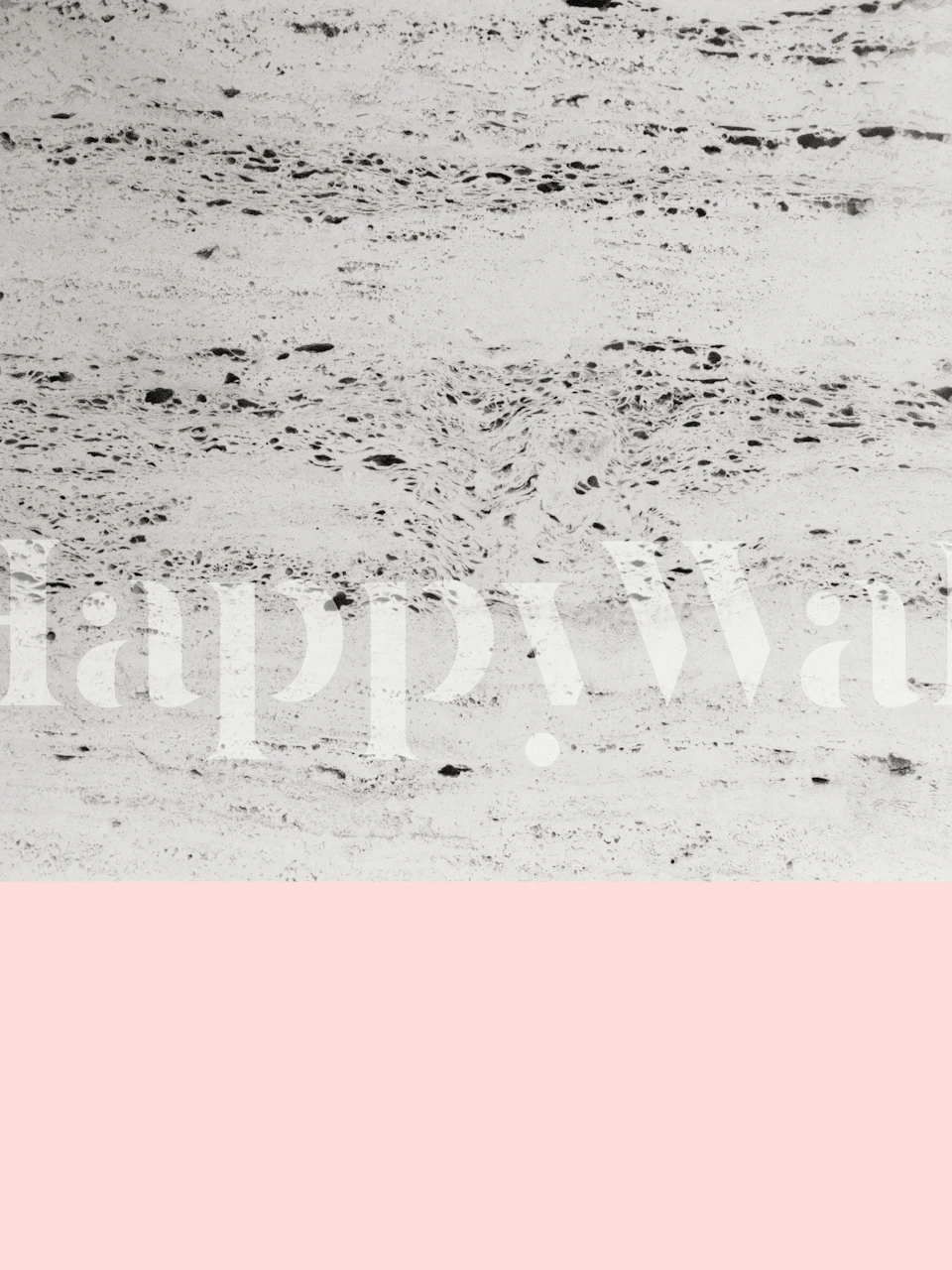 Tapeta Blush on Concrete 1 u sobi