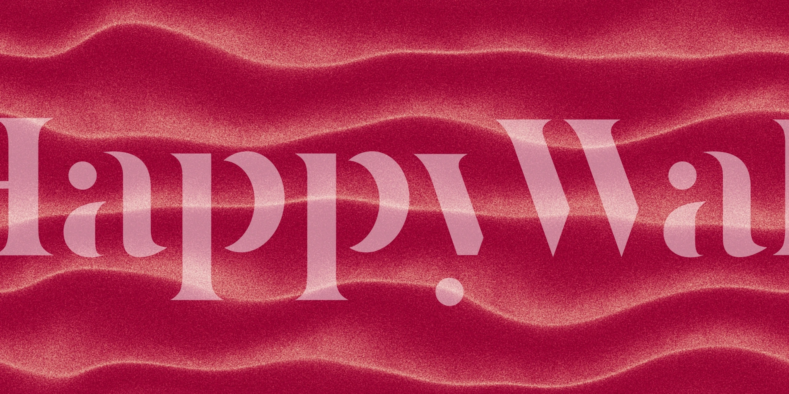 Wavy texture in rich magenta color wallpaper