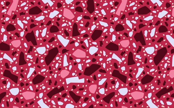 Terrazzo viva magenta