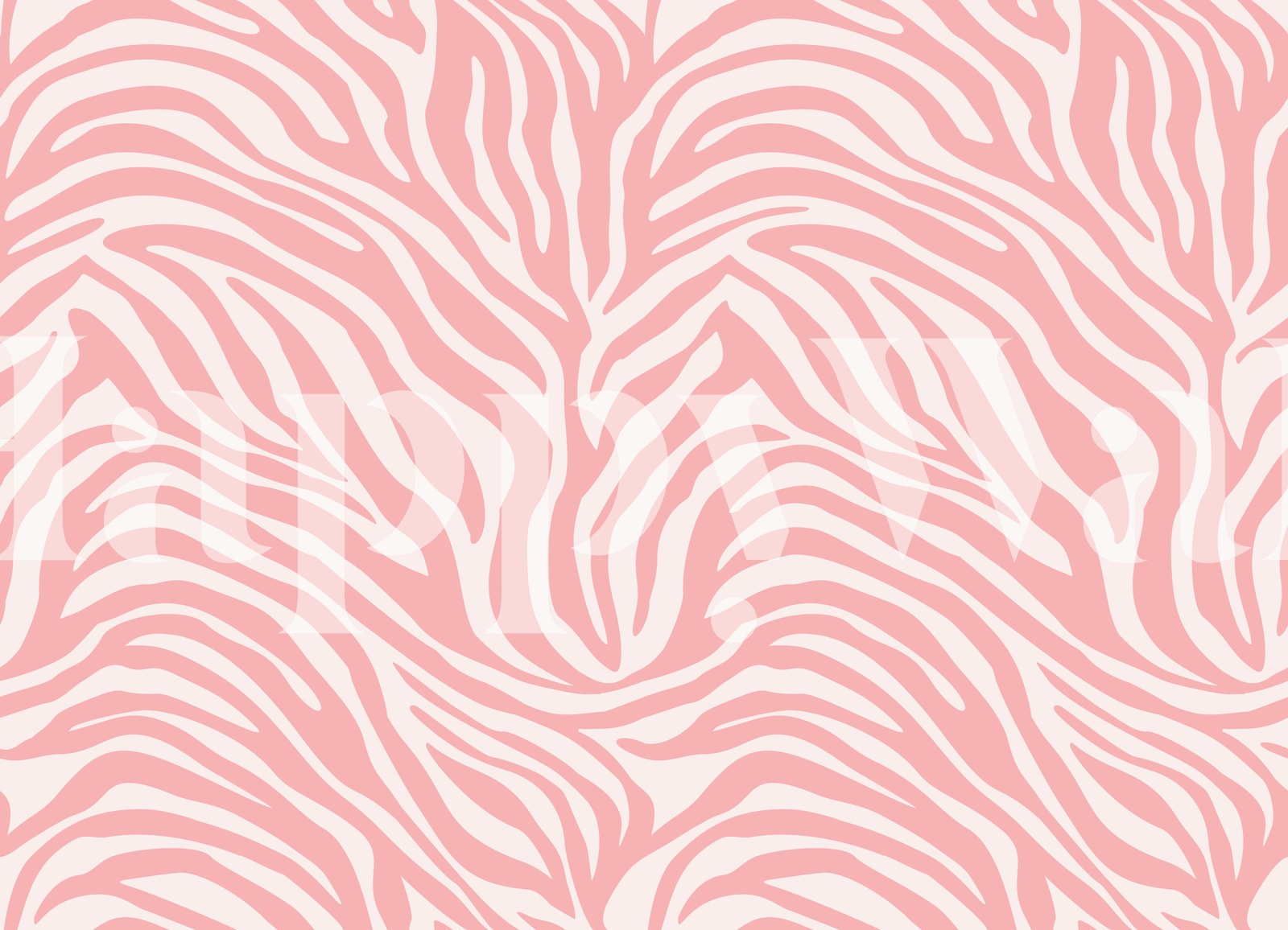 Pink Zebra Pattern Masked 