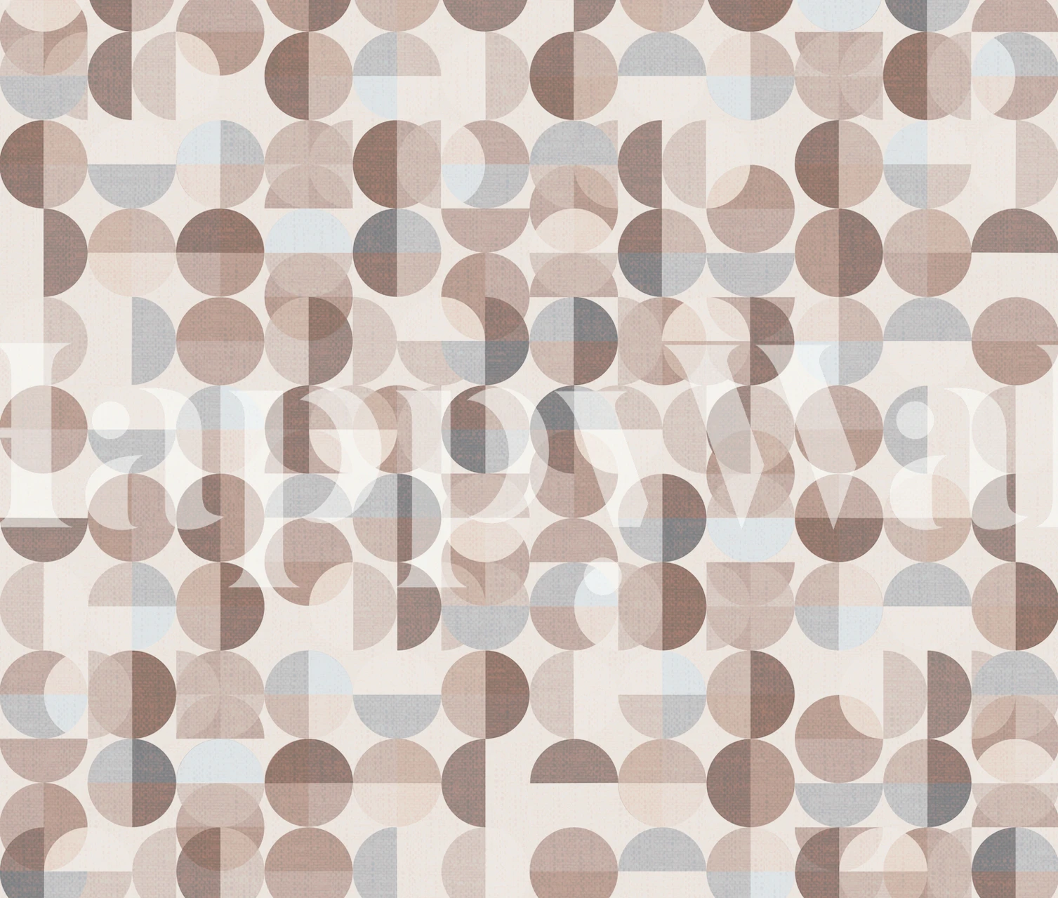 Geo Earth wallpaper pattern in a room