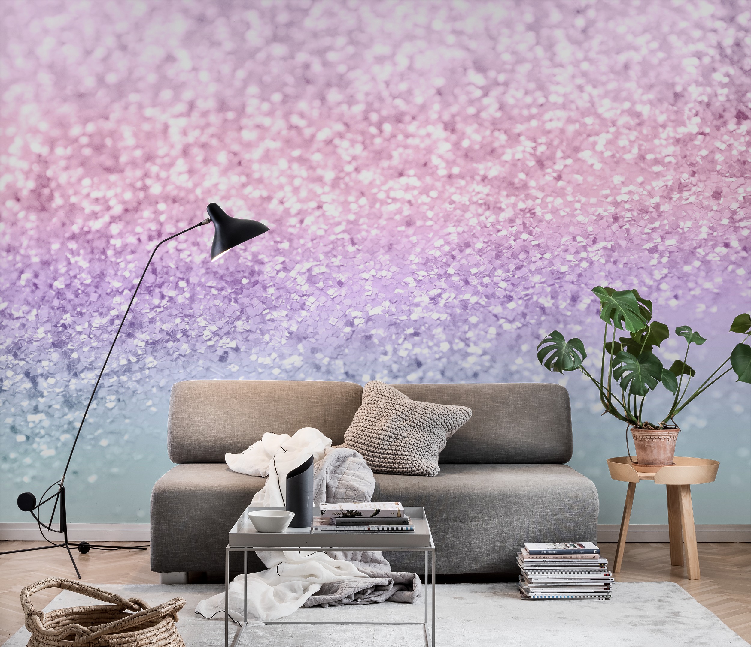 Glitter Wallpaper For Girls Room