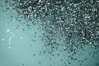 Teal Mermaid Ocean Glitter 4 papel de parede