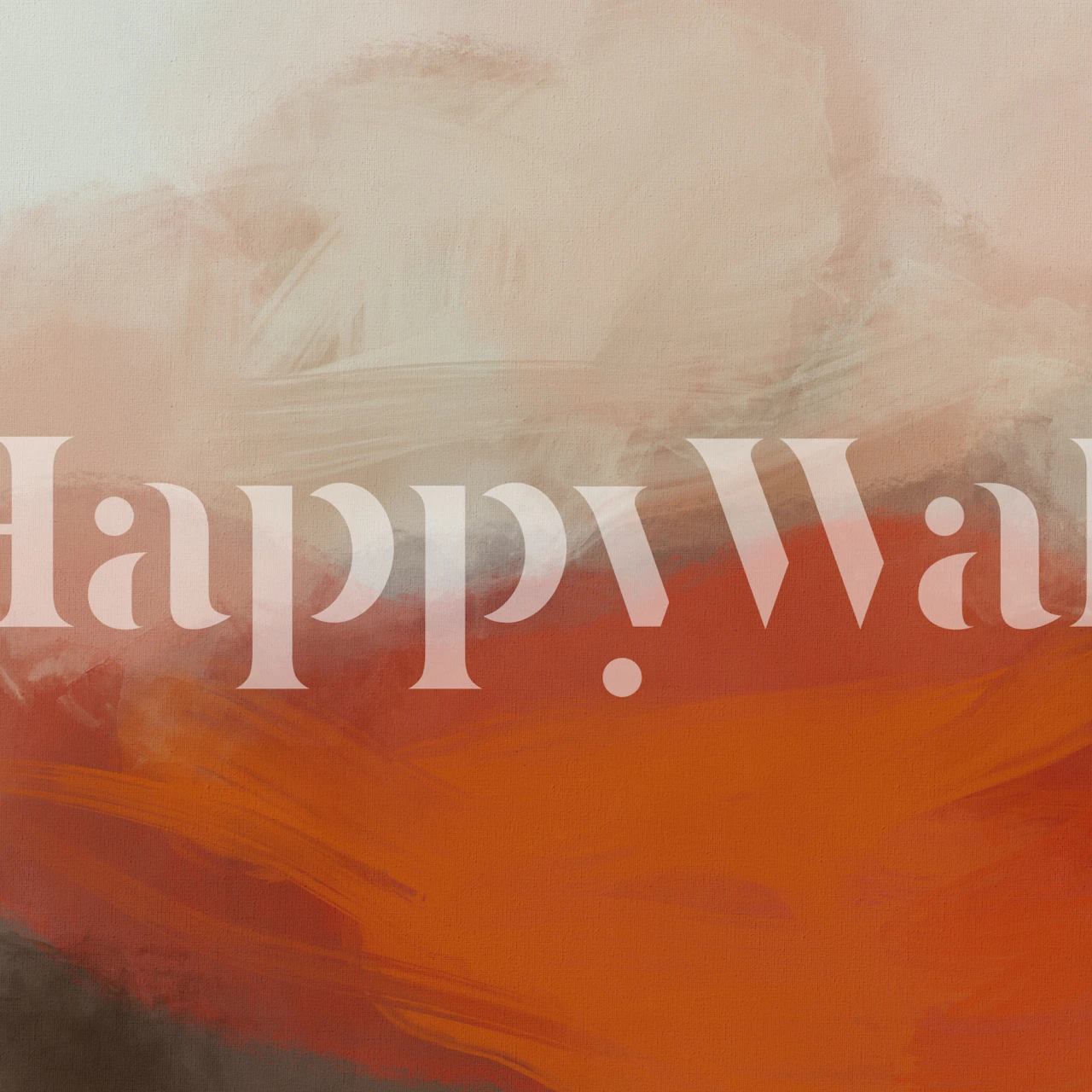 Abstract red and orange landscape with soft textures wallpaper