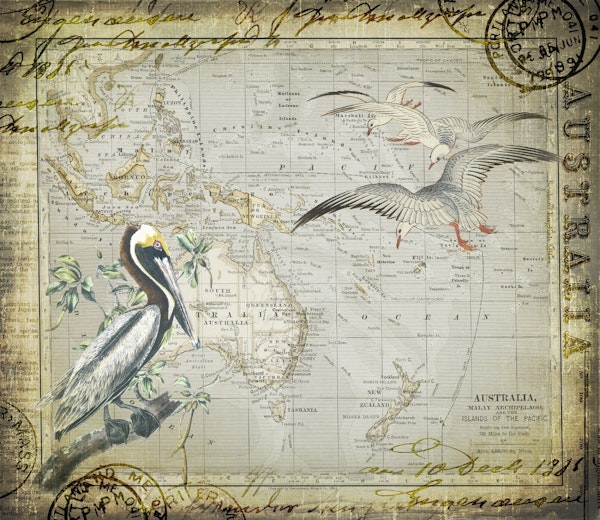 Vintage Australia Collage