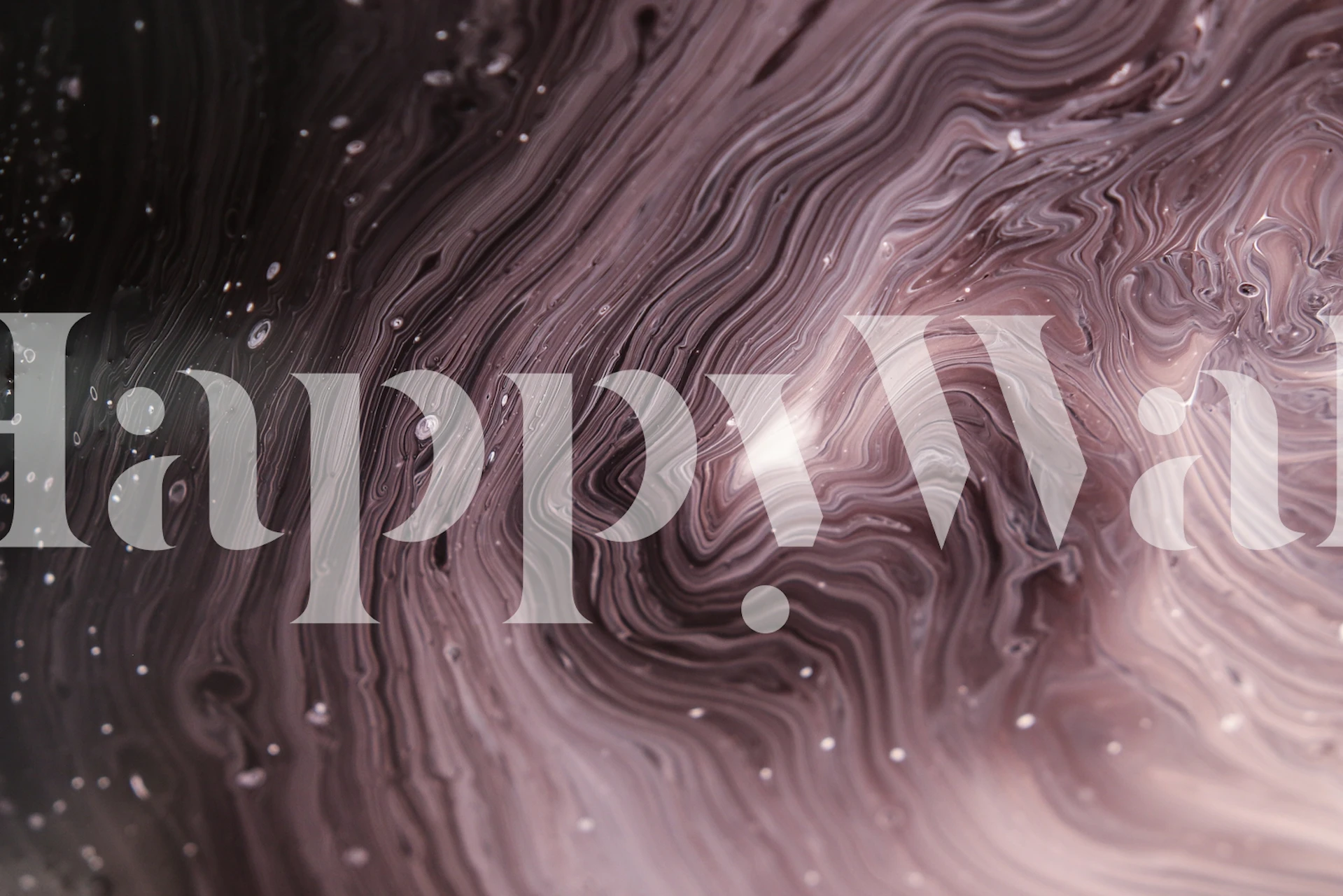 Swirling abstract patterns in pink and brown tones wallpaper