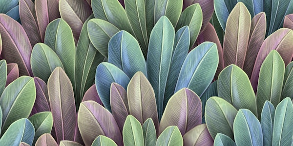 Tropical leaves pastel