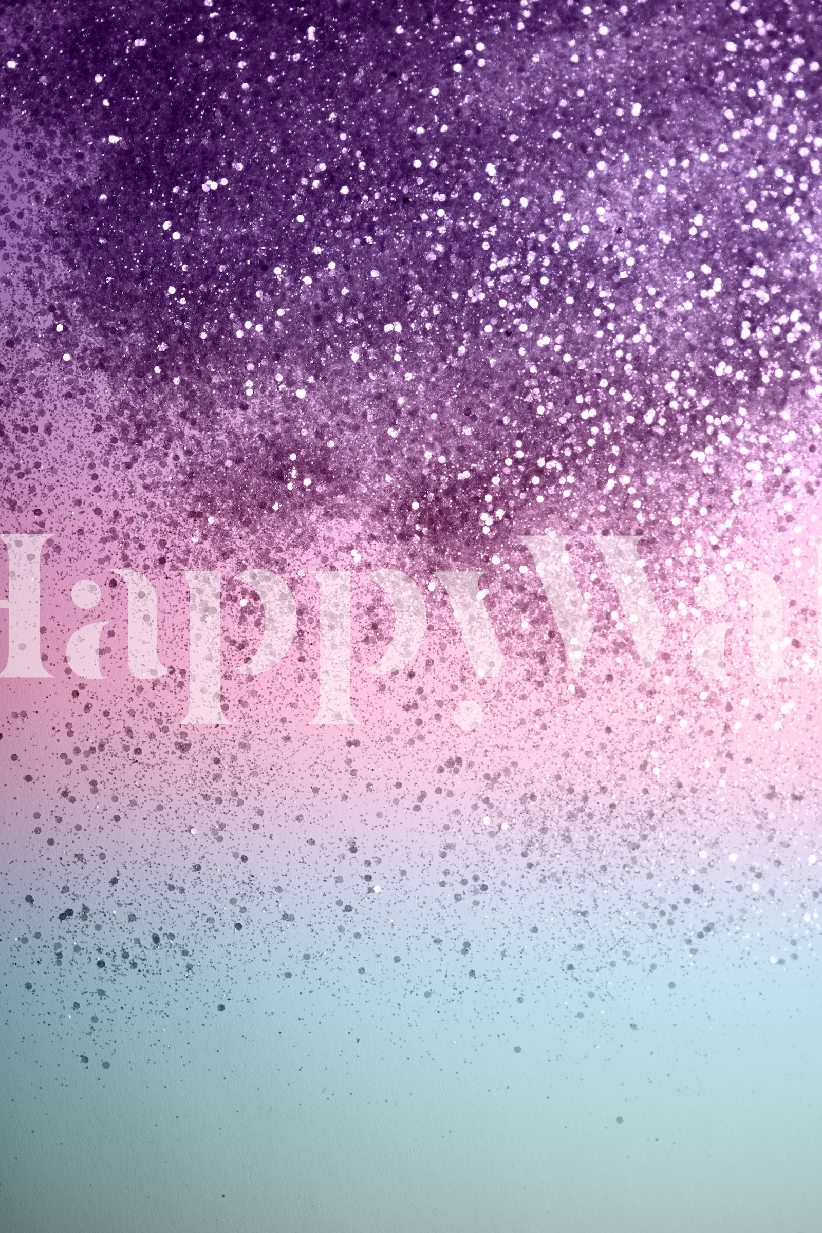 Unicorn Girls Glitter 6d wallpaper - Happywall