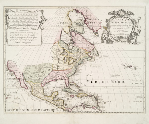 Wanderlust Vintage Map