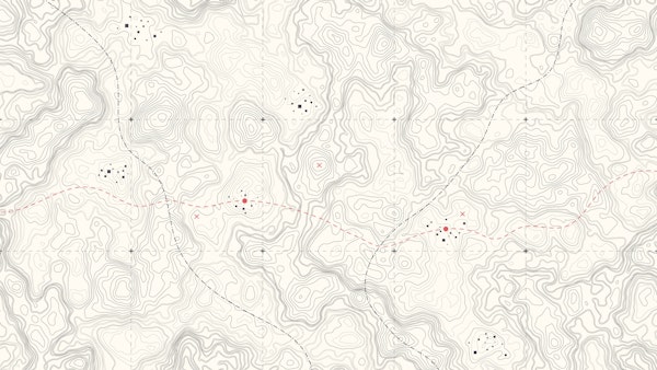 Topographic vintage map