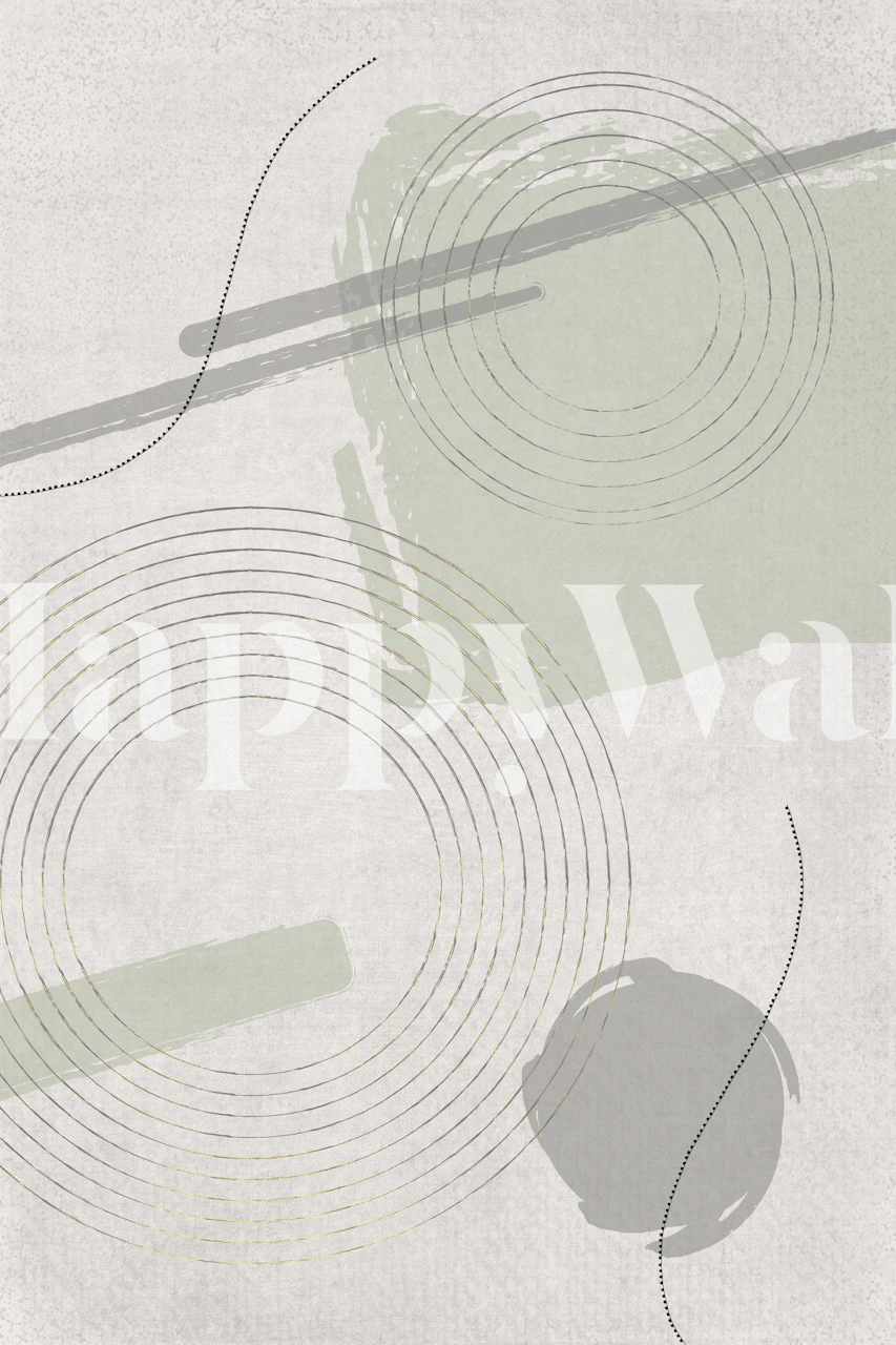 Boho Style no 2 Fun papel de parede em um quarto