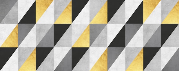 Gold and gray geometry