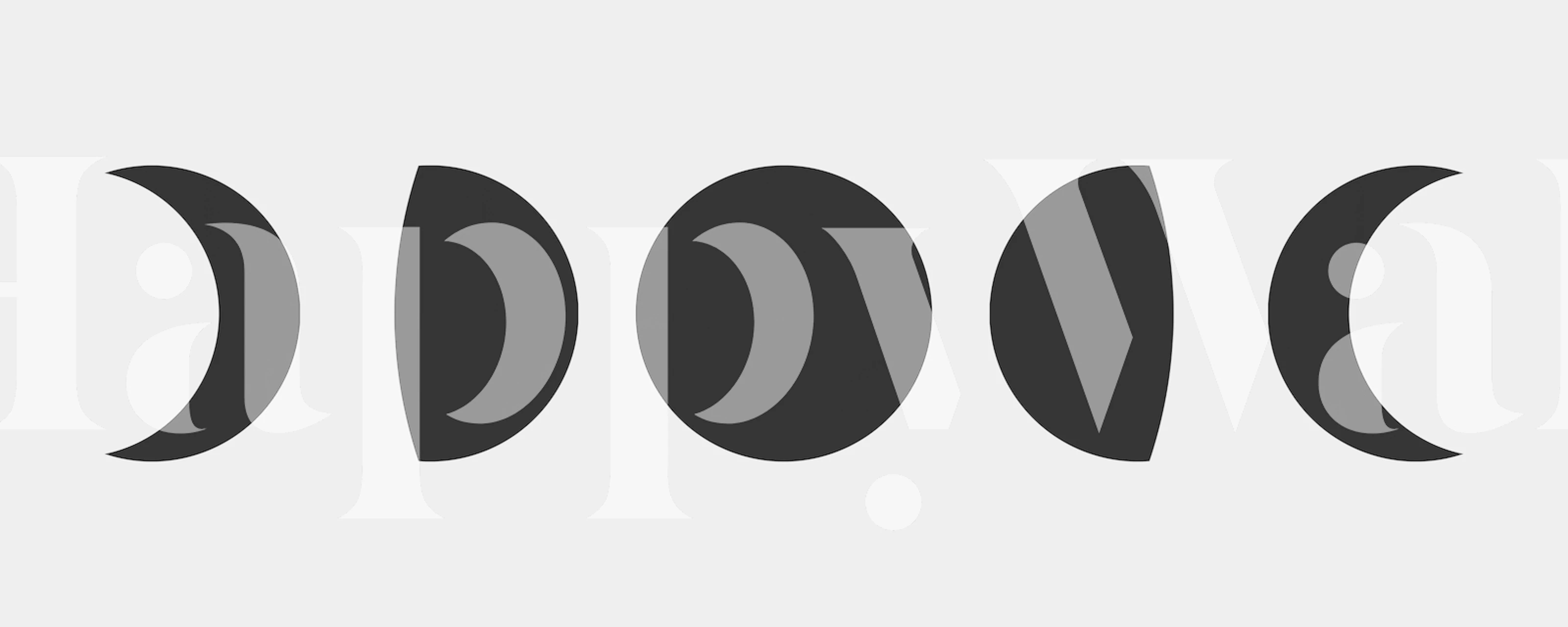 Black moon phases design on light background wallpaper