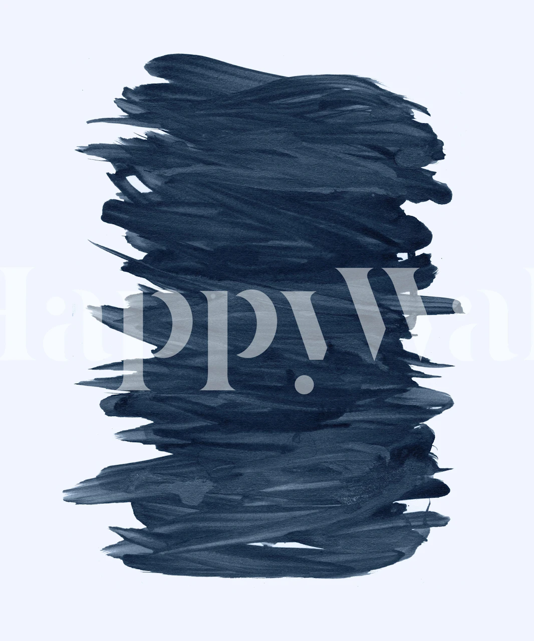 Dark blue abstract brush stroke wallpaper