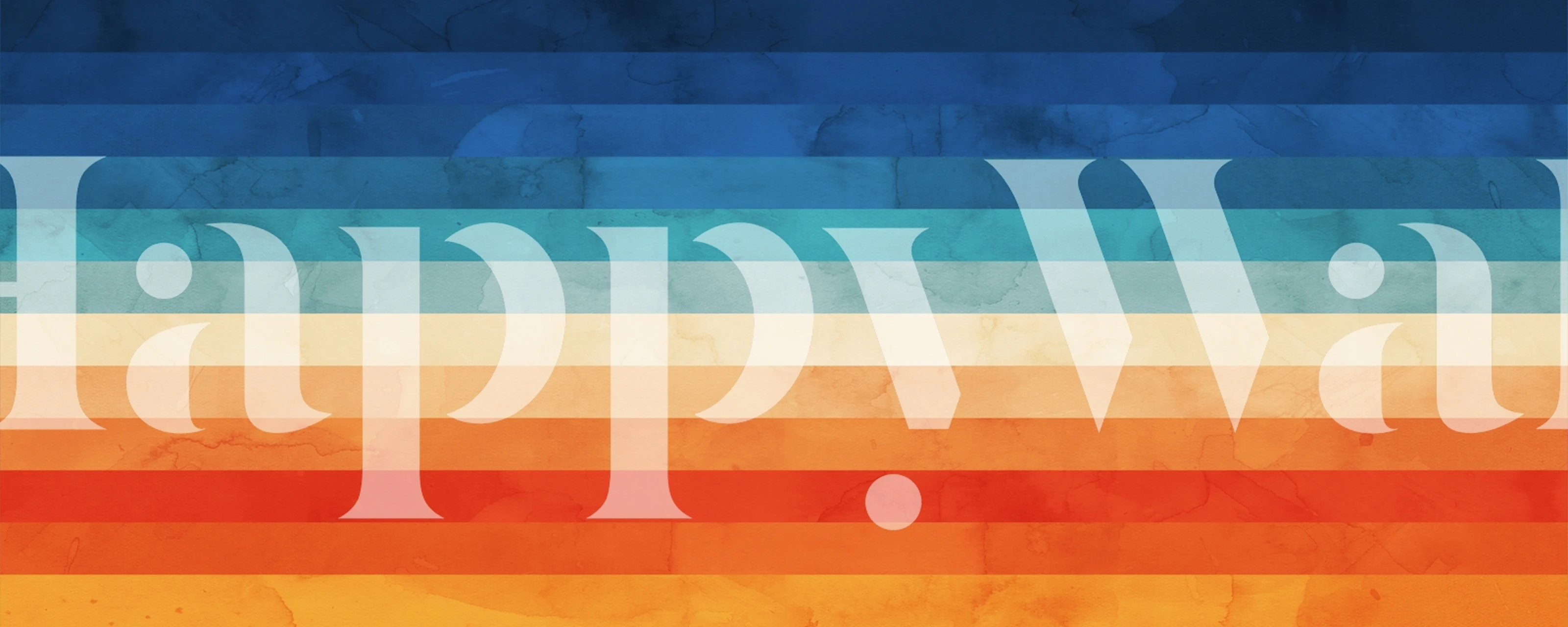 blue and orange gradient stripes wallpaper