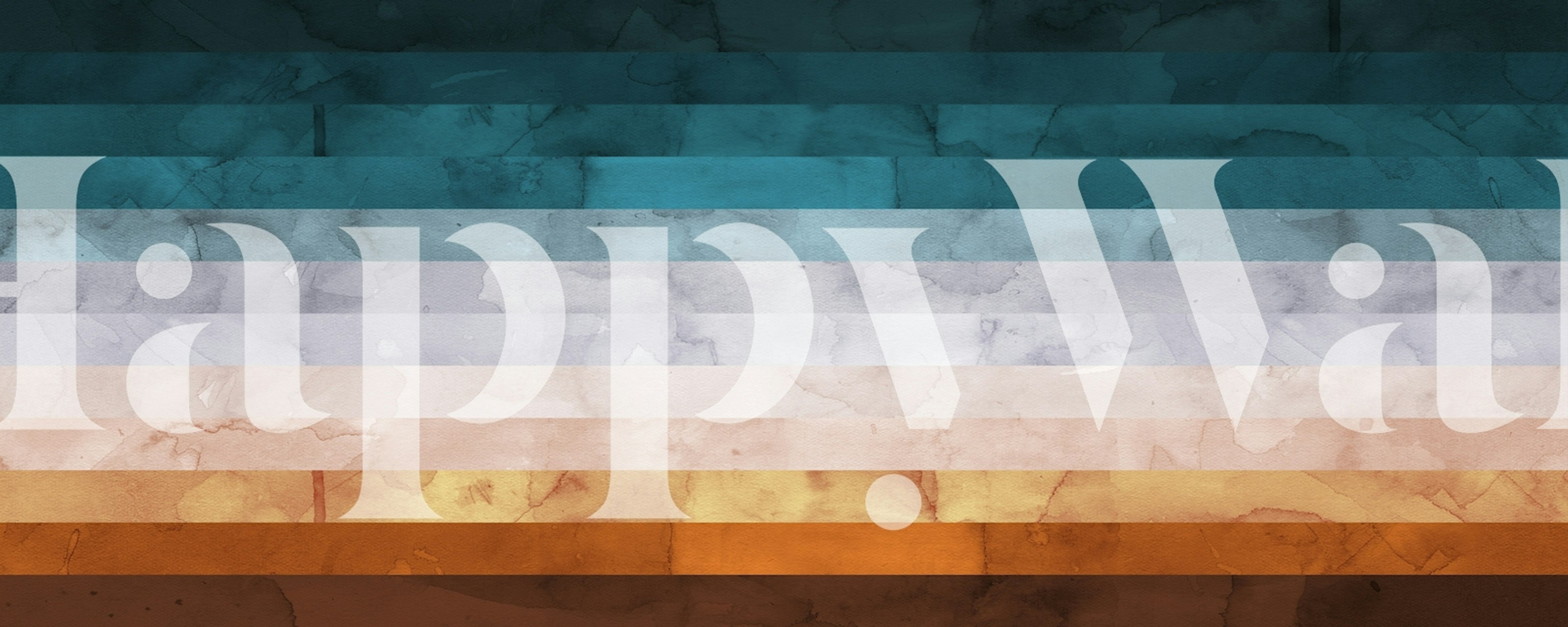 Ruhige Gradient-Wandgestaltung in Raumgestaltung