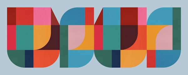 Geometric watercolor 2