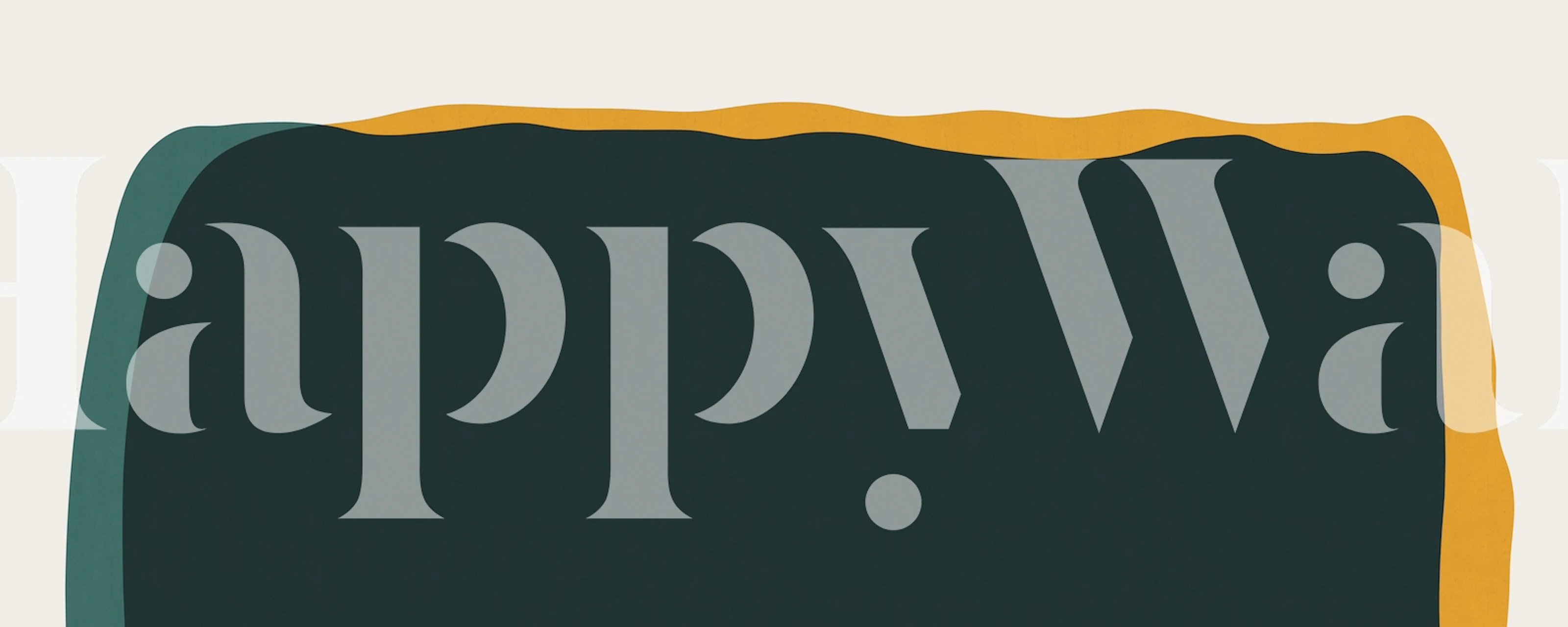 Abstract expressionist watercolor wall mural with a blend of vibrant colors.