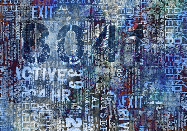 Blue Urban Street Art