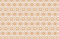Retro seventies geometric pattern - orange tapet