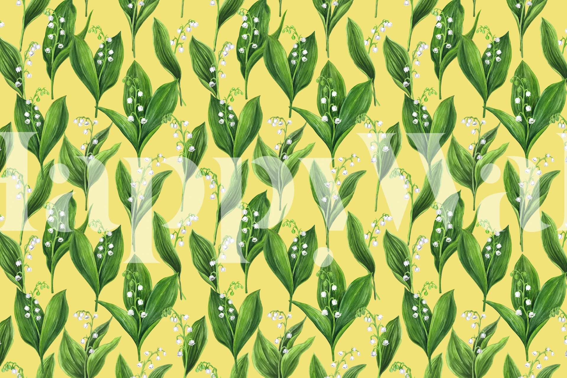 Lily of the valley Tapetdesign