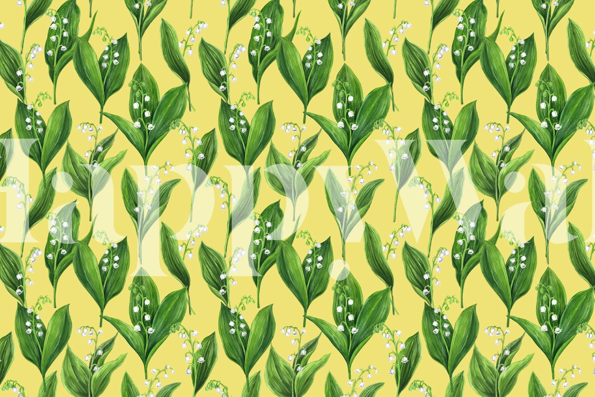Design de papel de parede Lily of the valley