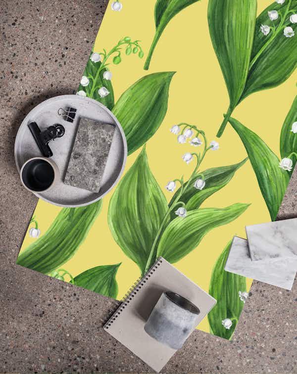Lily of the valley wallpaper - Happywall