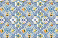 Mediterranean tiles and citrus fruit II tapety
