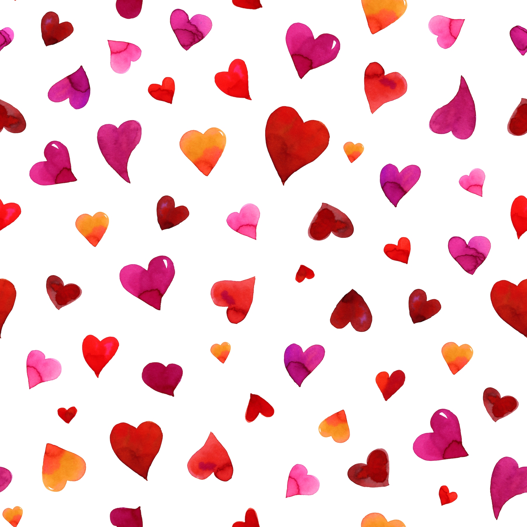 Magenta Hearts Wallpaper for Valentine's Day - Buy Online | Happywall