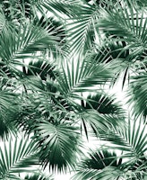 Tropical Palm Leaf Jungle 1 papel de parede