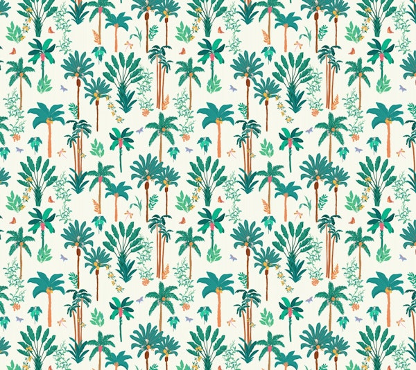 Tree Palms Jungle Pop Abstract