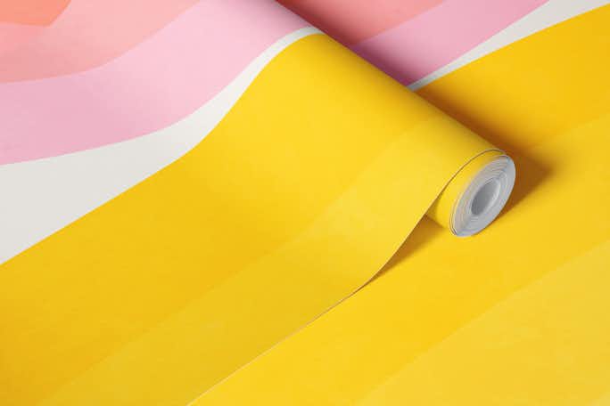 gradient geometric mid centurywallpaper roll