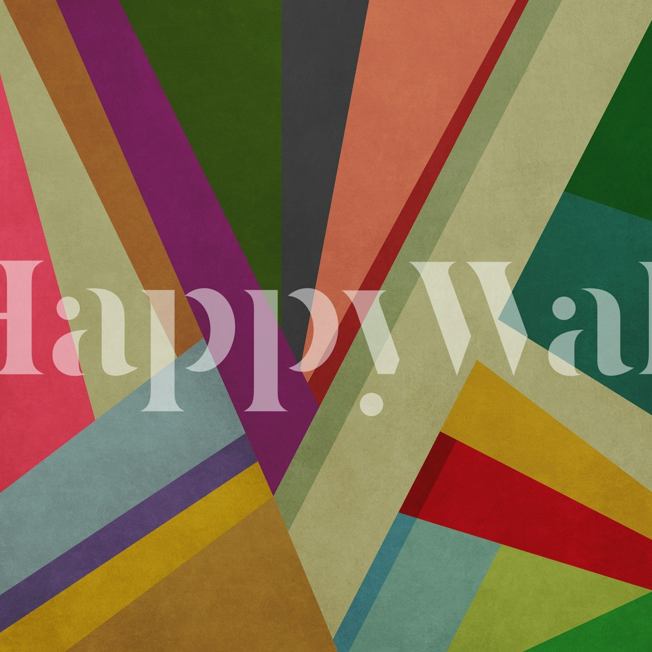 Geometric Concept 26 tapet i et rom