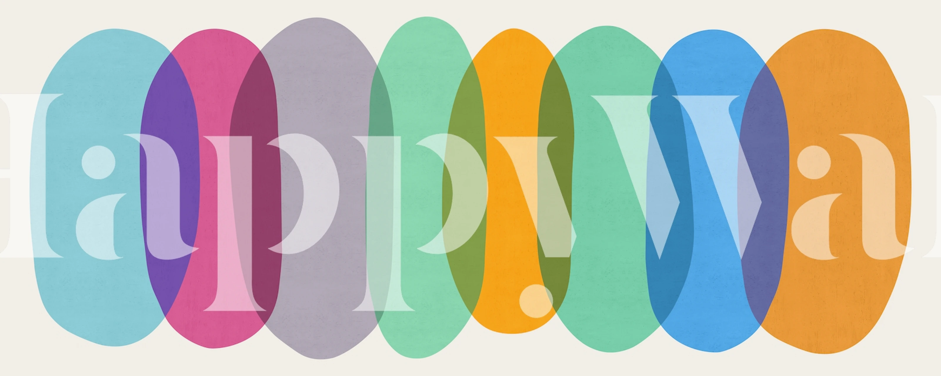 Design de papier peint abstrait coloré