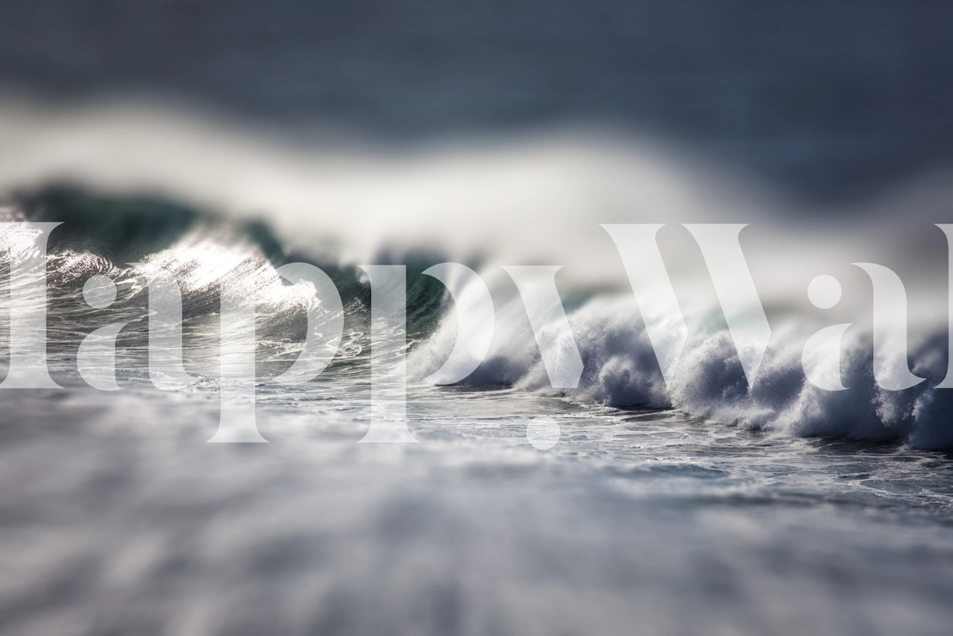 papel de parede Atlantic surf em um quarto